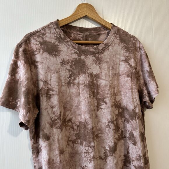 Lululemon 5 Year Basic Tee Shirt Earth Dye Mens Sz ML? - Picture 6 of 12